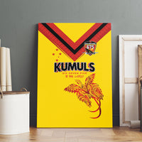 Papua New Guinea Rugby Canvas Wall Art Six Seven Five to The World - Melanesian Pattern