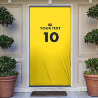 Papua New Guinea Rugby Custom Door Cover Six Seven Five to The World - Melanesian Pattern