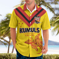 Papua New Guinea Rugby Custom Hawaiian Shirt Six Seven Five to The World - Melanesian Pattern