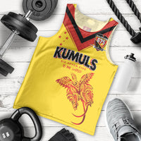 Papua New Guinea Rugby Custom Men Tank Top Six Seven Five to The World - Melanesian Pattern