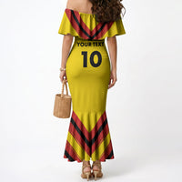 Papua New Guinea Rugby Custom Mermaid Dress Six Seven Five to The World - Melanesian Pattern LT03 - Polynesian Pride