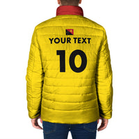 Papua New Guinea Rugby Custom Padded Jacket Six Seven Five to The World - Melanesian Pattern