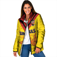 Papua New Guinea Rugby Custom Padded Jacket Six Seven Five to The World - Melanesian Pattern