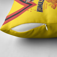 Papua New Guinea Rugby Pillow Cover Six Seven Five to The World - Melanesian Pattern