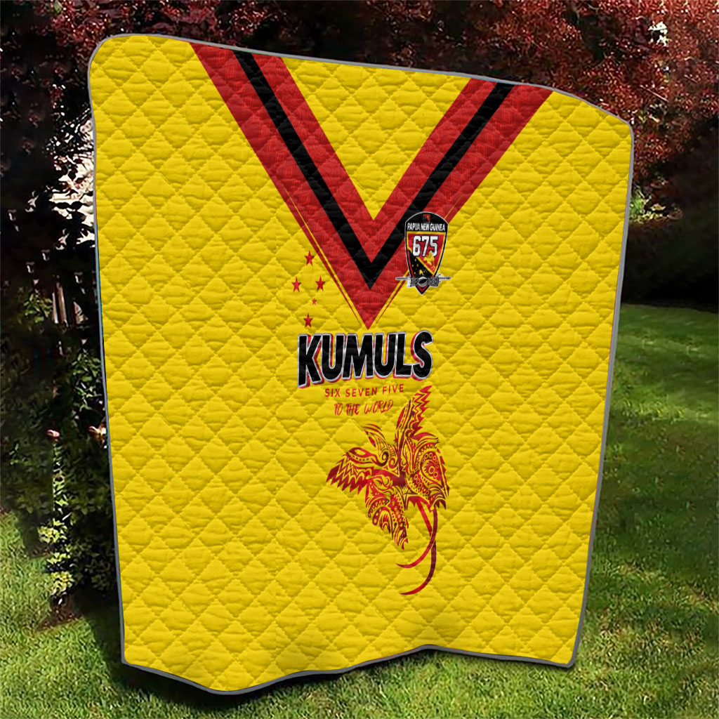 Papua New Guinea Rugby Quilt Six Seven Five to The World - Melanesian Pattern