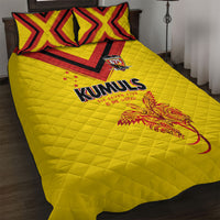 Papua New Guinea Rugby Quilt Bed Set Six Seven Five to The World - Melanesian Pattern