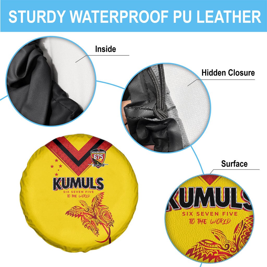 Papua New Guinea Rugby Spare Tire Cover Six Seven Five to The World - Melanesian Pattern