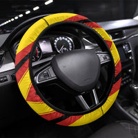 Papua New Guinea Rugby Steering Wheel Cover Six Seven Five to The World - Melanesian Pattern