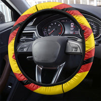 Papua New Guinea Rugby Steering Wheel Cover Six Seven Five to The World - Melanesian Pattern