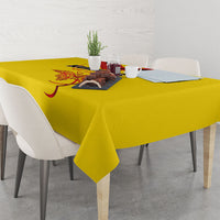 Papua New Guinea Rugby Tablecloth Six Seven Five to The World - Melanesian Pattern
