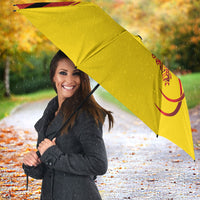 Papua New Guinea Rugby Umbrella Six Seven Five to The World - Melanesian Pattern