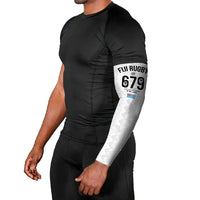 Fijian Rugby Arm Sleeves Six Seven Nine to The World - Tapa Pattern