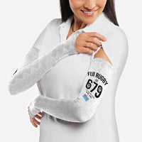 Fijian Rugby Arm Sleeves Six Seven Nine to The World - Tapa Pattern