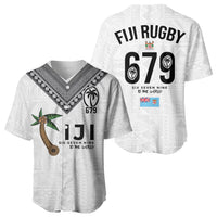 Fijian Rugby Baseball Jersey Six Seven Nine to The World - Tapa Pattern