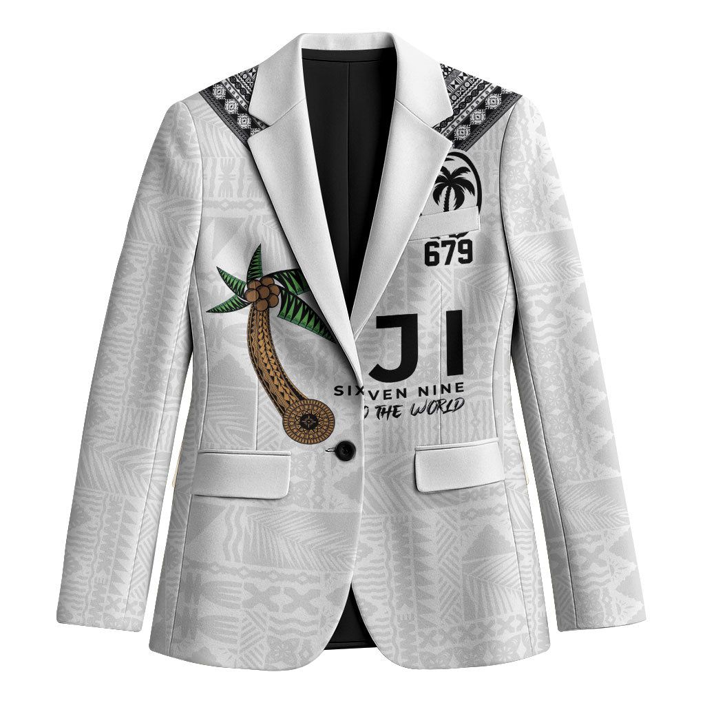 Fijian Rugby Blazer Six Seven Nine to The World - Tapa Pattern