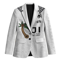 Fijian Rugby Blazer Six Seven Nine to The World - Tapa Pattern