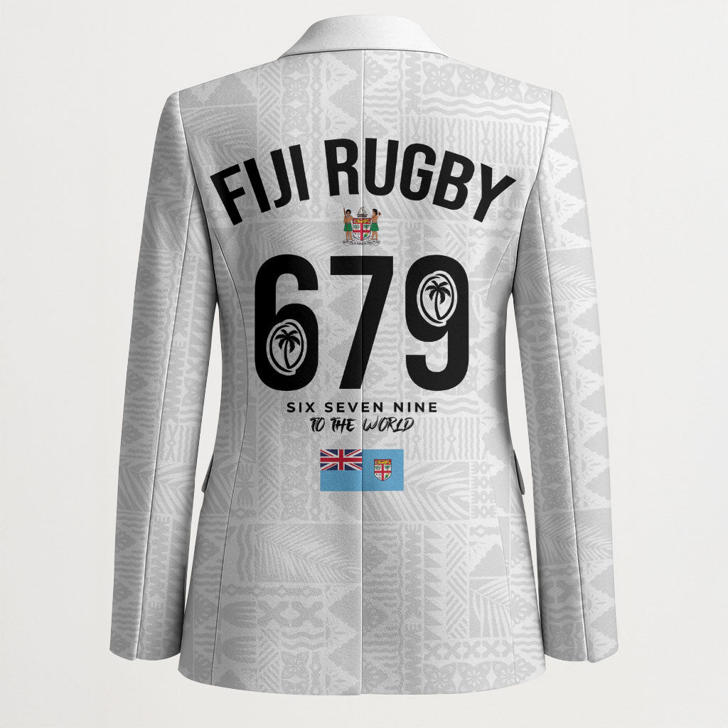 Fijian Rugby Blazer Six Seven Nine to The World - Tapa Pattern