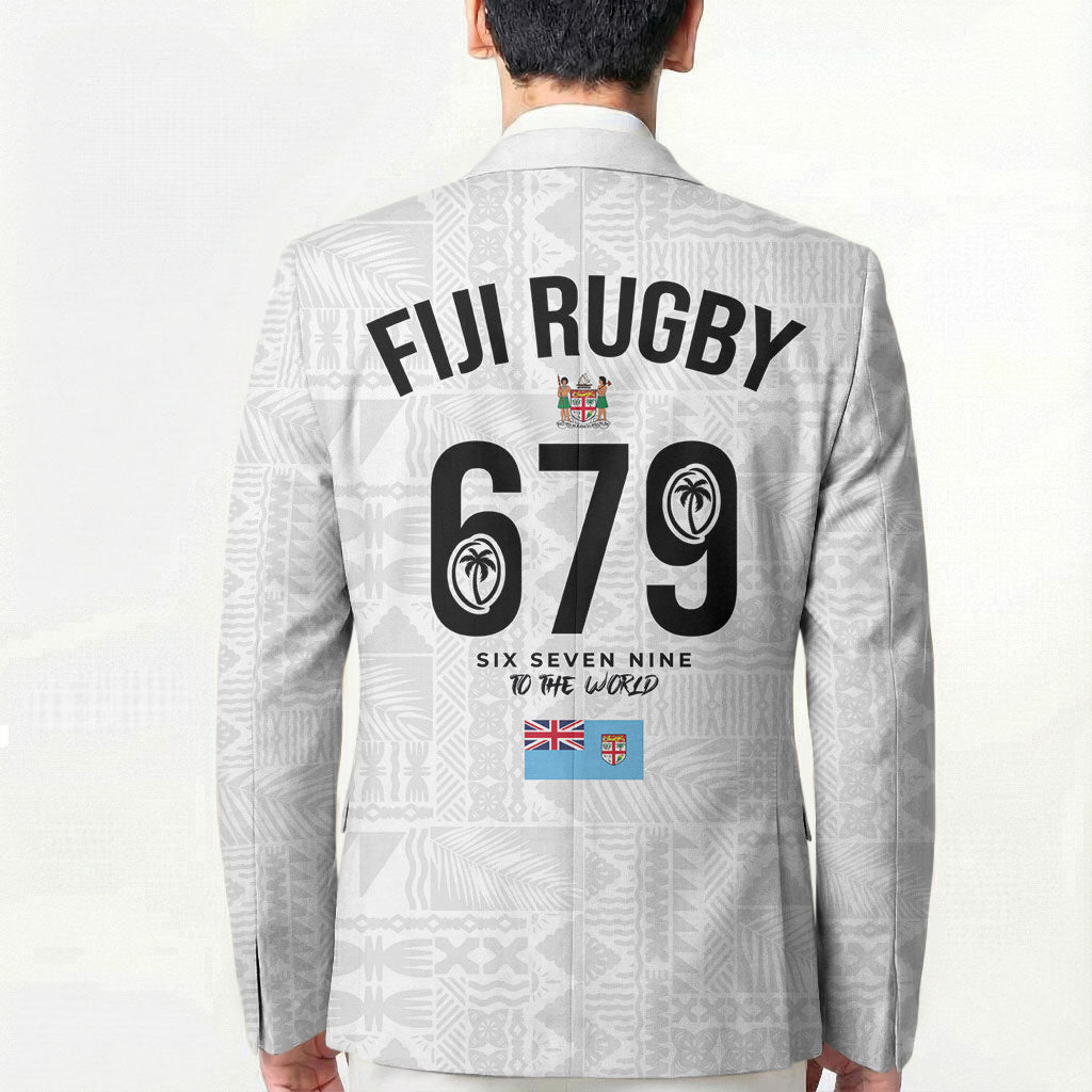 Fijian Rugby Blazer Six Seven Nine to The World - Tapa Pattern