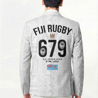 Fijian Rugby Blazer Six Seven Nine to The World - Tapa Pattern