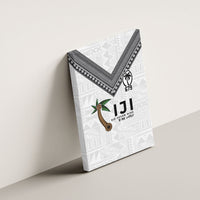 Fijian Rugby Canvas Wall Art Six Seven Nine to The World - Tapa Pattern