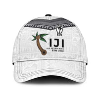 Fijian Rugby Classic Cap Six Seven Nine to The World - Tapa Pattern