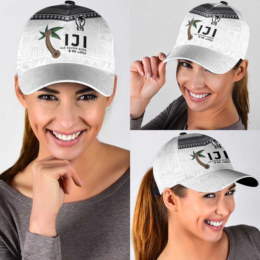 Fijian Rugby Classic Cap Six Seven Nine to The World - Tapa Pattern