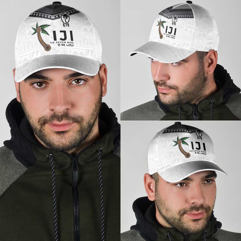 Fijian Rugby Classic Cap Six Seven Nine to The World - Tapa Pattern