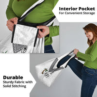 Fijian Rugby Grocery Bag Six Seven Nine to The World - Tapa Pattern