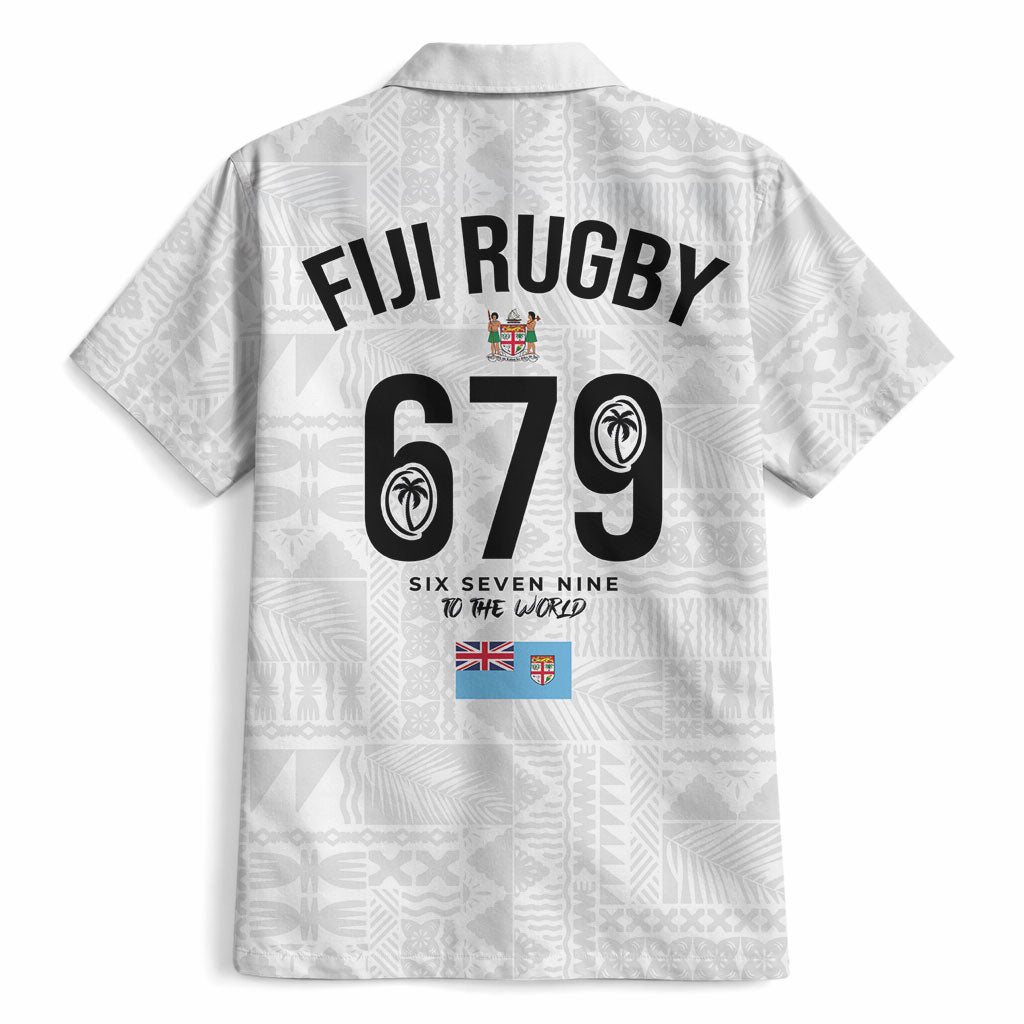 Fijian Rugby Hawaiian Shirt Six Seven Nine to The World - Tapa Pattern