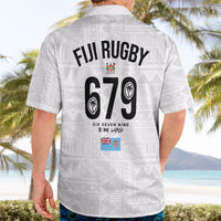 Fijian Rugby Hawaiian Shirt Six Seven Nine to The World - Tapa Pattern