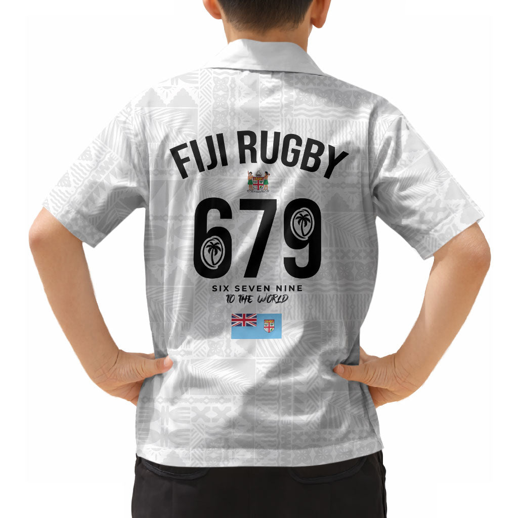 Fijian Rugby Hawaiian Shirt Six Seven Nine to The World - Tapa Pattern