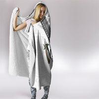 Fijian Rugby Hooded Blanket Six Seven Nine to The World - Tapa Pattern