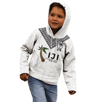 Fijian Rugby Kid Hoodie Six Seven Nine to The World - Tapa Pattern