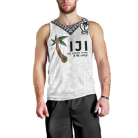 Fijian Rugby Men Tank Top Six Seven Nine to The World - Tapa Pattern
