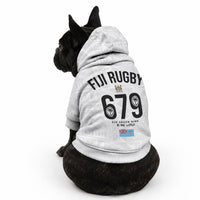 Fijian Rugby Pet Hoodie Six Seven Nine to The World - Tapa Pattern