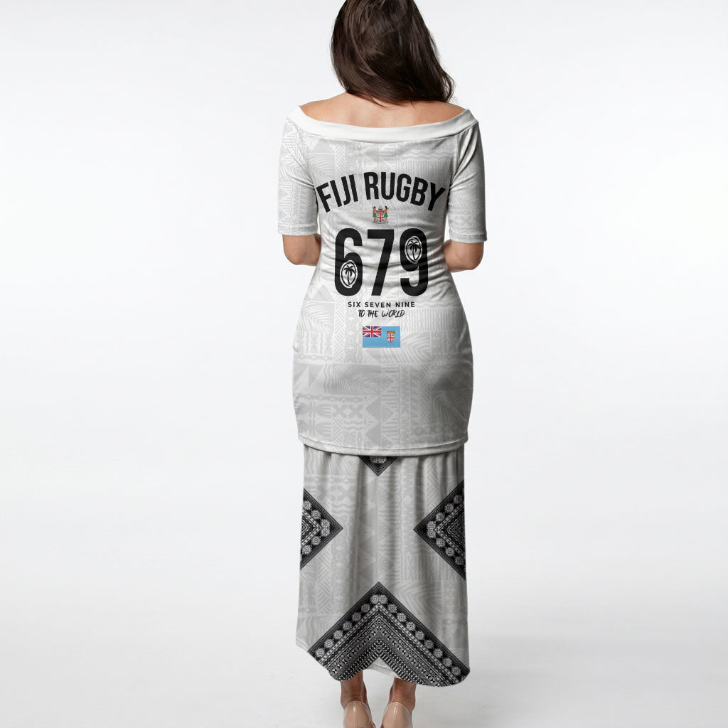 Fijian Rugby Puletasi Six Seven Nine to The World - Tapa Pattern
