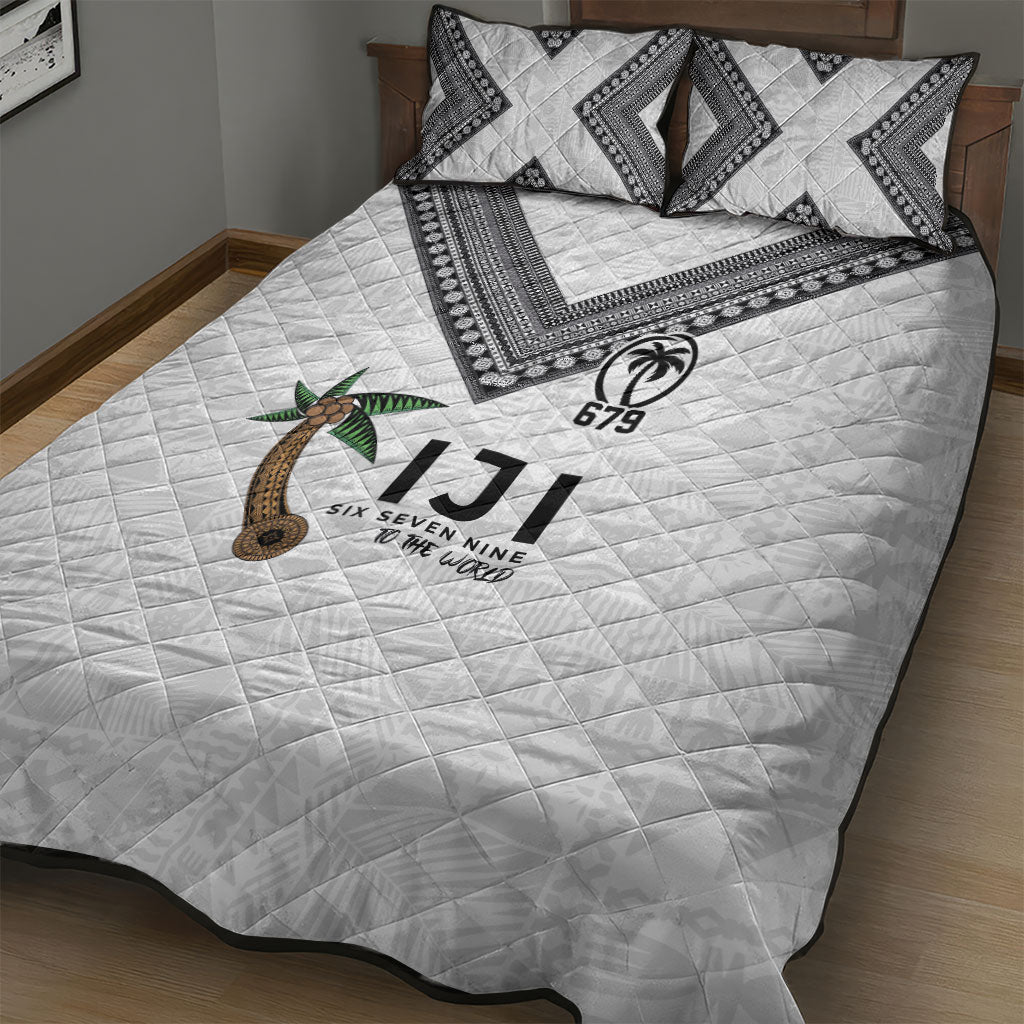 Fijian Rugby Quilt Bed Set Six Seven Nine to The World - Tapa Pattern