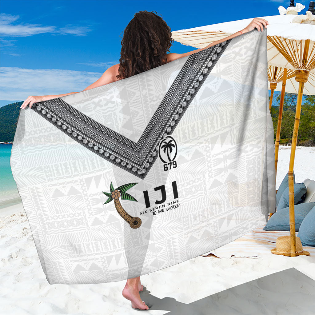 Fijian Rugby Sarong Six Seven Nine to The World - Tapa Pattern