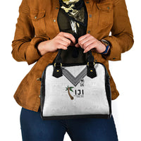 Fijian Rugby Shoulder Handbag Six Seven Nine to The World - Tapa Pattern