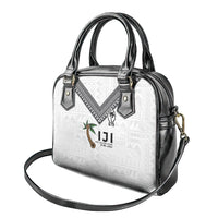 Fijian Rugby Shoulder Handbag Six Seven Nine to The World - Tapa Pattern