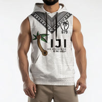 Fijian Rugby Sleeveless Hoodie Six Seven Nine to The World - Tapa Pattern