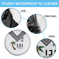 Fijian Rugby Spare Tire Cover Six Seven Nine to The World - Tapa Pattern