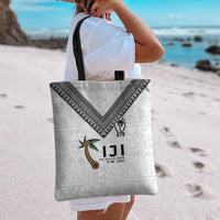 Fijian Rugby Tote Bag Six Seven Nine to The World - Tapa Pattern