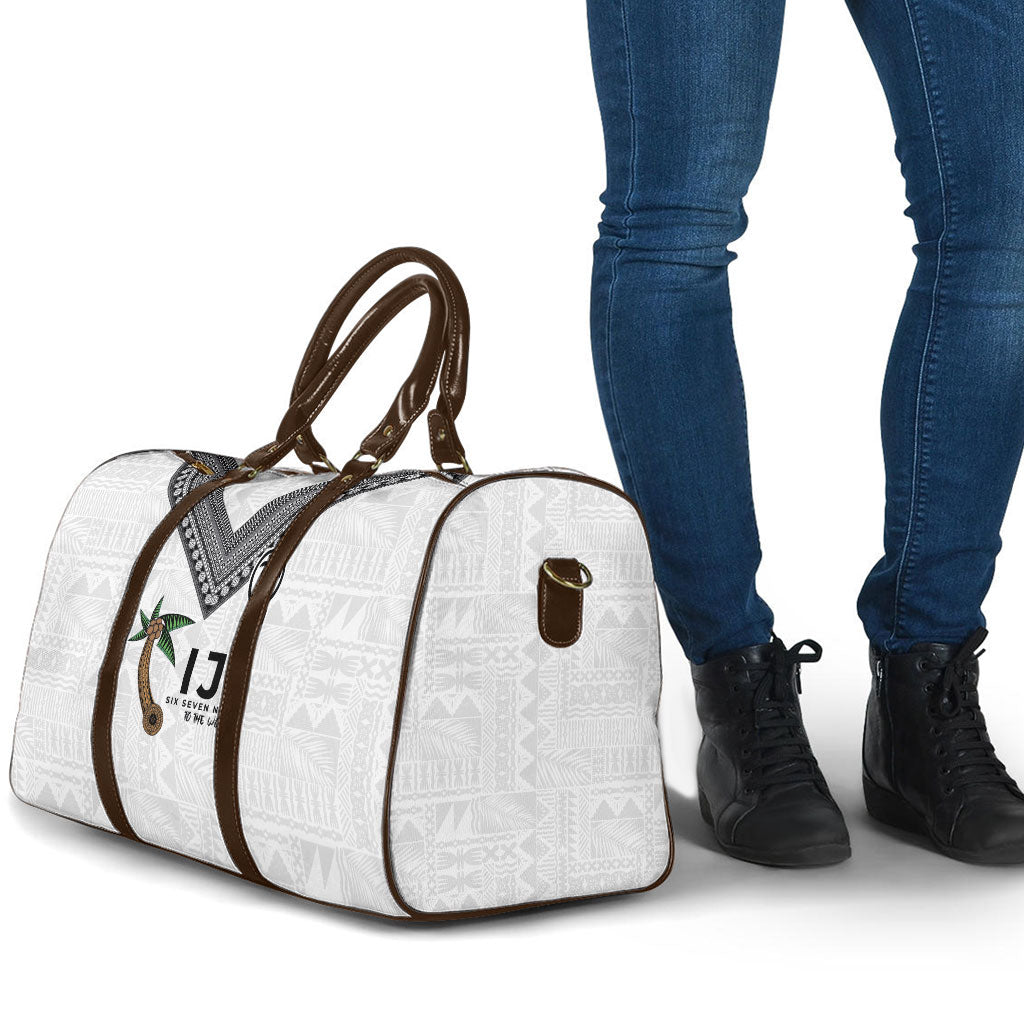 Fijian Rugby Travel Bag Six Seven Nine to The World - Tapa Pattern