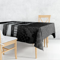Hawaii Niihau Island Tablecloth Hawaiian King and Kakau Symbols Abstract Shoulder Tattoo LT03 - Polynesian Pride