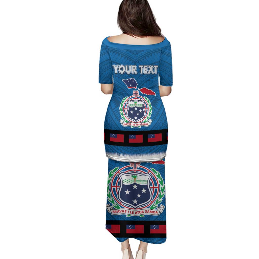 Samoa Merry Christmas Family Matching Puletasi and Hawaiian Shirt Santa Suit Style With Tatau Tattoo Pattern LT03 - Polynesian Pride