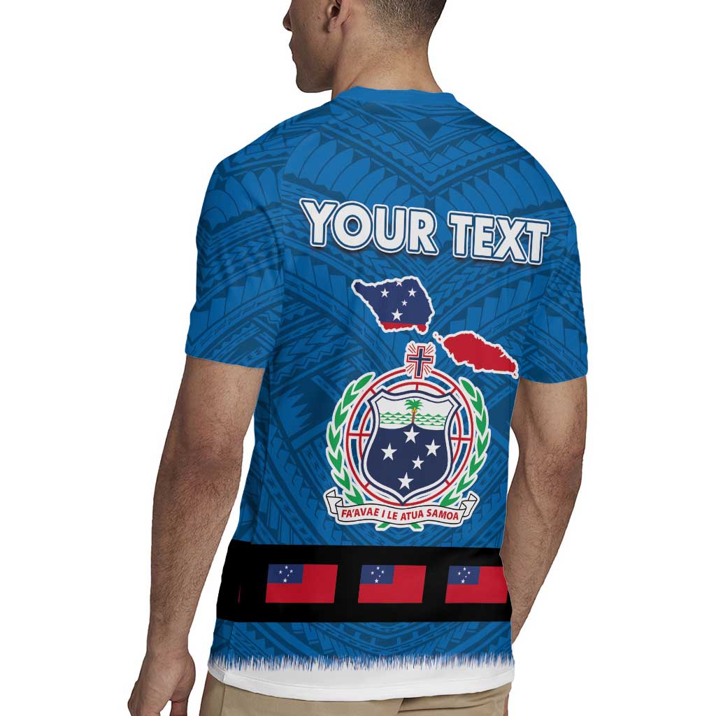 Samoa Merry Christmas Rugby Jersey Santa Suit Style With Tatau Tattoo Pattern LT03 - Polynesian Pride