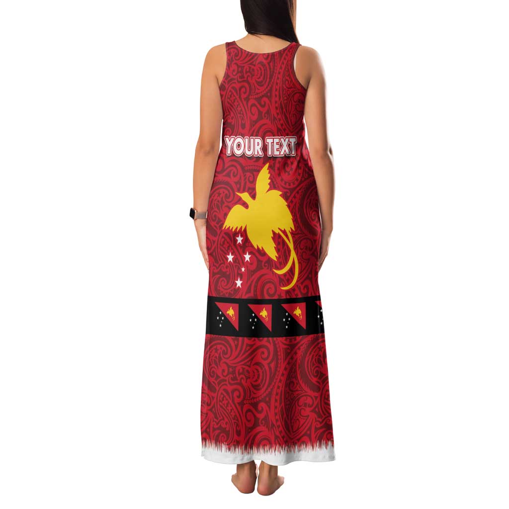 Papua New Guinea Merry Christmas Family Matching Tank Maxi Dress and Hawaiian Shirt Santa Suit Style With Melanesian Pattern LT03 - Polynesian Pride