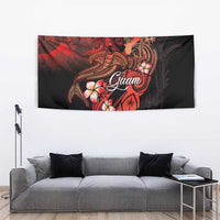Guam Tribal Chamorro Tapestry Polynesian Shark with Plumeria and Sea Vibe LT03 - Polynesian Pride