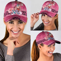 Hawaii Mele Kalikimaka Classic Cap Funny Santa with Tribal Tattoos Kakau Pink Color LT03 - Polynesian Pride
